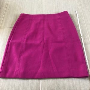 Loft bright magenta mini skirt